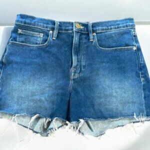 FRAME LE BRIGETTE DENIM SHORTS SIZE 28